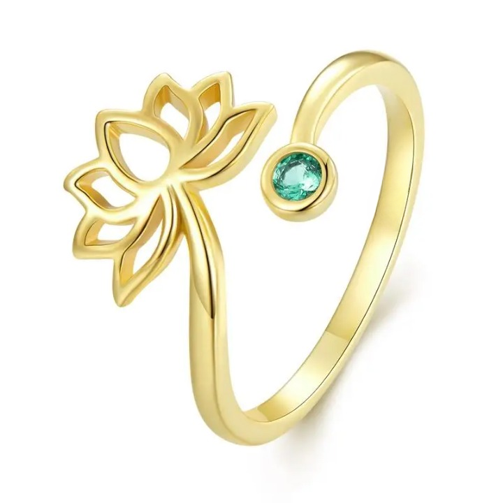 Gulbra Lotus Ring