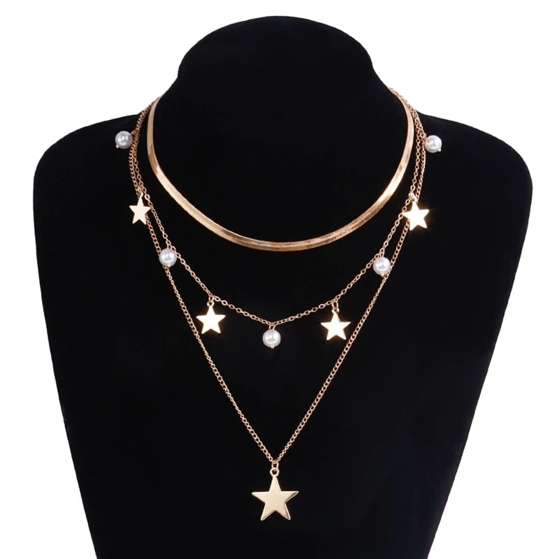 Lou Tassels Star Necklace