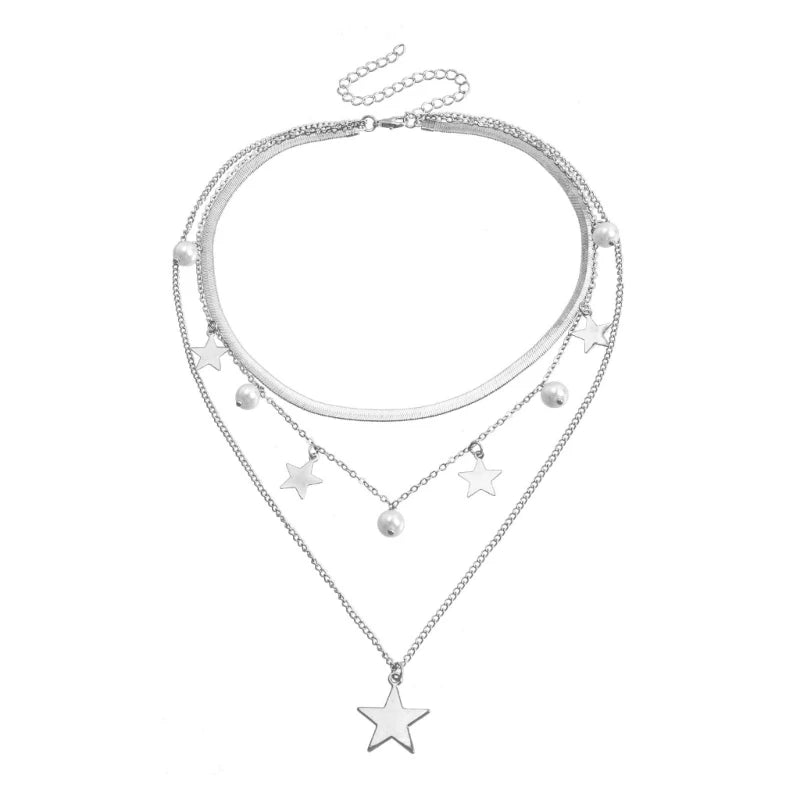 Lou Tassels Star Necklace